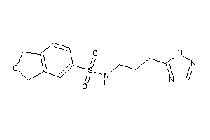 N-[3-(1,2,4-oxadiazol-5-yl)propyl]phthalan-5-sulfonamide