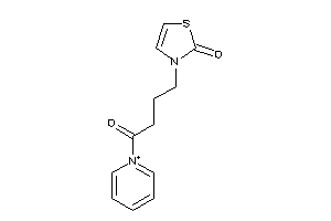 3-(4-keto-4-pyridin-1-ium-1-yl-butyl)-4-thiazolin-2-one