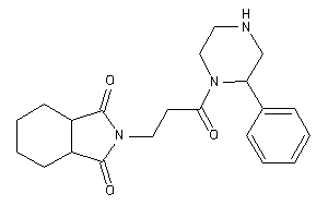 2-[3-keto-3-(2-phenylpiperazino)propyl]-3a,4,5,6,7,7a-hexahydroisoindole-1,3-quinone