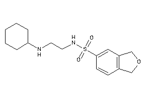 N-[2-(cyclohexylamino)ethyl]phthalan-5-sulfonamide