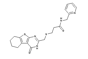 3-[(4-keto-5,6,7,8-tetrahydro-3H-benzothiopheno[2,3-d]pyrimidin-2-yl)methylthio]-N-(2-pyridylmethyl)propionamide