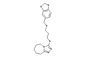 3-(3-piperonyloxypropylthio)-6,7,8,9-tetrahydro-5H-[1,2,4]triazolo[4,3-a]azepine