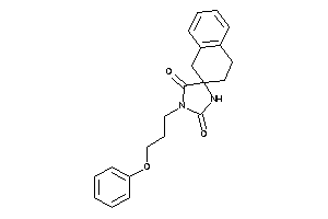 3-(3-phenoxypropyl)spiro[imidazolidine-5,2'-tetralin]-2,4-quinone
