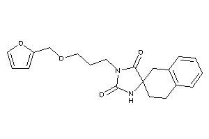 3-[3-(2-furfuryloxy)propyl]spiro[imidazolidine-5,2'-tetralin]-2,4-quinone
