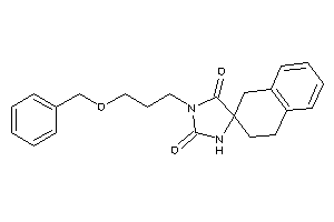 3-(3-benzoxypropyl)spiro[imidazolidine-5,2'-tetralin]-2,4-quinone