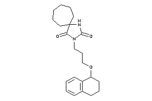 3-(3-tetralin-1-yloxypropyl)-1,3-diazaspiro[4.6]undecane-2,4-quinone