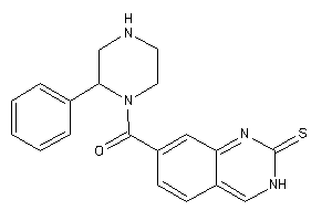 (2-phenylpiperazino)-(2-thioxo-3H-quinazolin-7-yl)methanone