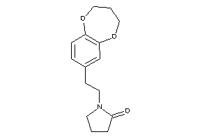 1-[2-(3,4-dihydro-2H-1,5-benzodioxepin-7-yl)ethyl]-2-pyrrolidone