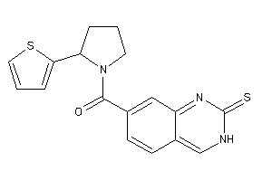 [2-(2-thienyl)pyrrolidino]-(2-thioxo-3H-quinazolin-7-yl)methanone