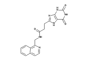 3-(2,6-diketo-3,7-dihydropurin-8-yl)-N-(1-isoquinolylmethyl)propionamide