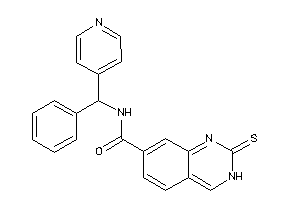 N-[phenyl(4-pyridyl)methyl]-2-thioxo-3H-quinazoline-7-carboxamide