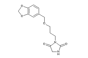 3-(3-piperonyloxypropyl)hydantoin