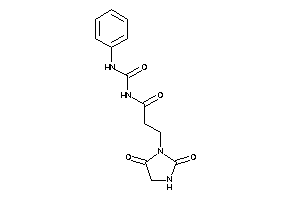 3-(2,5-diketoimidazolidin-1-yl)-N-(phenylcarbamoyl)propionamide