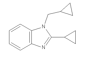 2-cyclopropyl-1-(cyclopropylmethyl)benzimidazole