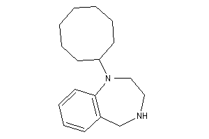 1-cyclooctyl-2,3,4,5-tetrahydro-1,4-benzodiazepine