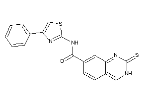 N-(4-phenylthiazol-2-yl)-2-thioxo-3H-quinazoline-7-carboxamide