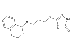 3-(3-tetralin-1-yloxypropylthio)-1,4-dihydro-1,2,4-triazol-5-one