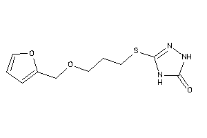 3-[3-(2-furfuryloxy)propylthio]-1,4-dihydro-1,2,4-triazol-5-one