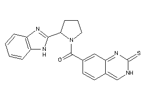 [2-(1H-benzimidazol-2-yl)pyrrolidino]-(2-thioxo-3H-quinazolin-7-yl)methanone