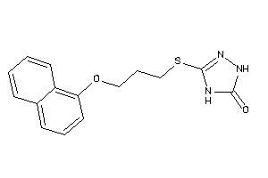 3-[3-(1-naphthoxy)propylthio]-1,4-dihydro-1,2,4-triazol-5-one