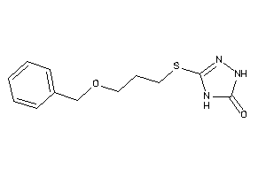 3-(3-benzoxypropylthio)-1,4-dihydro-1,2,4-triazol-5-one