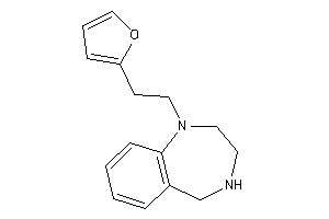 1-[2-(2-furyl)ethyl]-2,3,4,5-tetrahydro-1,4-benzodiazepine