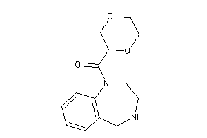 1,4-dioxan-2-yl(2,3,4,5-tetrahydro-1,4-benzodiazepin-1-yl)methanone