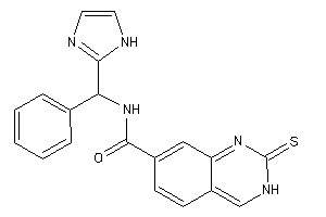 N-[1H-imidazol-2-yl(phenyl)methyl]-2-thioxo-3H-quinazoline-7-carboxamide