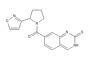 (2-isoxazol-3-ylpyrrolidino)-(2-thioxo-3H-quinazolin-7-yl)methanone