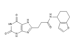 3-(2,6-diketo-3,7-dihydropurin-8-yl)-N-(4,5,6,7-tetrahydrobenzofuran-4-yl)propionamide