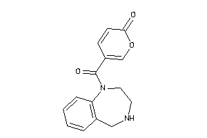 Image of 5-(2,3,4,5-tetrahydro-1,4-benzodiazepine-1-carbonyl)pyran-2-one