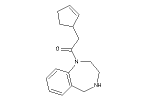 2-cyclopent-2-en-1-yl-1-(2,3,4,5-tetrahydro-1,4-benzodiazepin-1-yl)ethanone