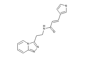 3-(3-thienyl)-N-[2-([1,2,4]triazolo[4,3-a]pyridin-3-yl)ethyl]acrylamide