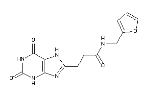 3-(2,6-diketo-3,7-dihydropurin-8-yl)-N-(2-furfuryl)propionamide