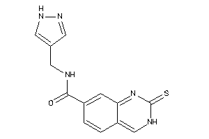 N-(1H-pyrazol-4-ylmethyl)-2-thioxo-3H-quinazoline-7-carboxamide