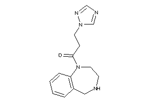 1-(2,3,4,5-tetrahydro-1,4-benzodiazepin-1-yl)-3-(1,2,4-triazol-1-yl)propan-1-one