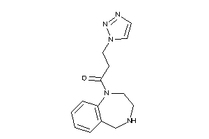 1-(2,3,4,5-tetrahydro-1,4-benzodiazepin-1-yl)-3-(triazol-1-yl)propan-1-one