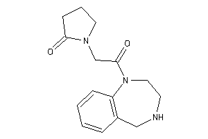 1-[2-keto-2-(2,3,4,5-tetrahydro-1,4-benzodiazepin-1-yl)ethyl]-2-pyrrolidone