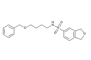 N-(4-benzoxybutyl)phthalan-5-sulfonamide