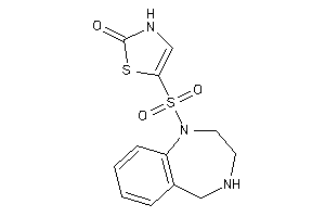 5-(2,3,4,5-tetrahydro-1,4-benzodiazepin-1-ylsulfonyl)-4-thiazolin-2-one