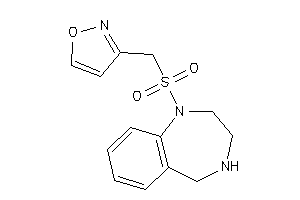 3-(2,3,4,5-tetrahydro-1,4-benzodiazepin-1-ylsulfonylmethyl)isoxazole