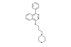 4-[3-[(4-phenylphthalazin-1-yl)thio]propyl]morpholine