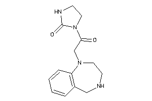 1-[2-(2,3,4,5-tetrahydro-1,4-benzodiazepin-1-yl)acetyl]-2-imidazolidinone