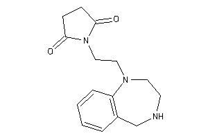 1-[2-(2,3,4,5-tetrahydro-1,4-benzodiazepin-1-yl)ethyl]pyrrolidine-2,5-quinone