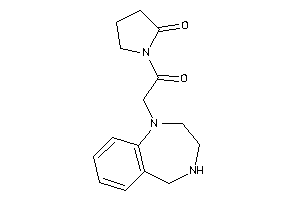 1-[2-(2,3,4,5-tetrahydro-1,4-benzodiazepin-1-yl)acetyl]-2-pyrrolidone