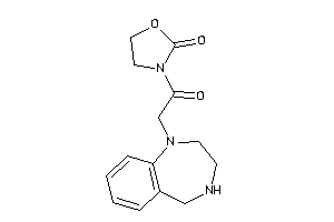 3-[2-(2,3,4,5-tetrahydro-1,4-benzodiazepin-1-yl)acetyl]oxazolidin-2-one