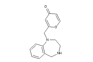 2-(2,3,4,5-tetrahydro-1,4-benzodiazepin-1-ylmethyl)pyran-4-one