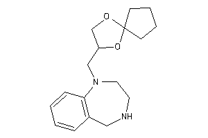 1-(6,9-dioxaspiro[4.4]nonan-7-ylmethyl)-2,3,4,5-tetrahydro-1,4-benzodiazepine