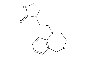 1-[2-(2,3,4,5-tetrahydro-1,4-benzodiazepin-1-yl)ethyl]-2-imidazolidinone