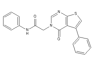 2-(4-keto-5-phenyl-thieno[2,3-d]pyrimidin-3-yl)-N-phenyl-acetamide